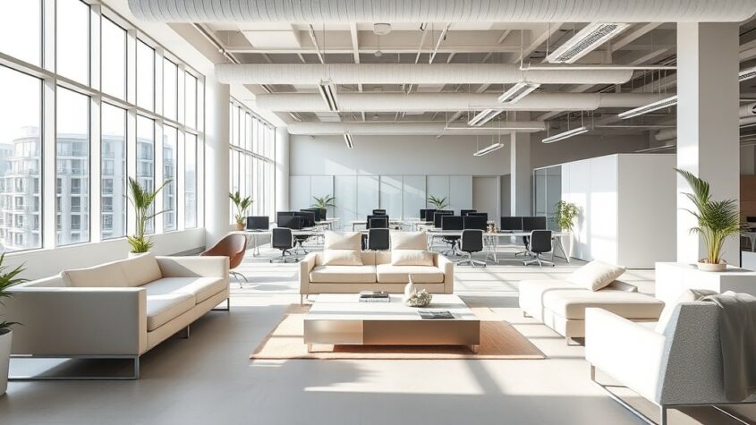 Creëer een inspirerend kantoor met slimme indeling en comfort