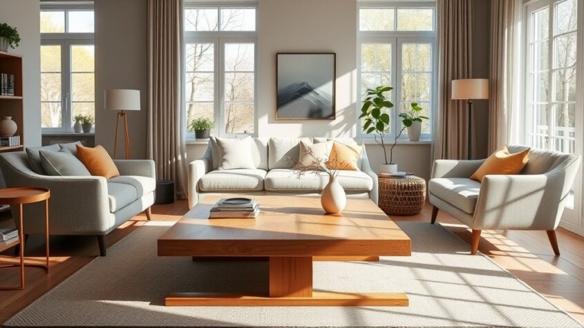 De perfecte salontafel kiezen: materialen en vormen uitgelegd
